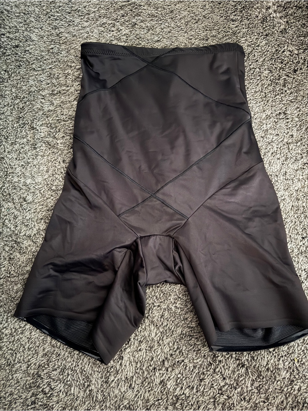 Cupid Black Athletic Compression Shorts